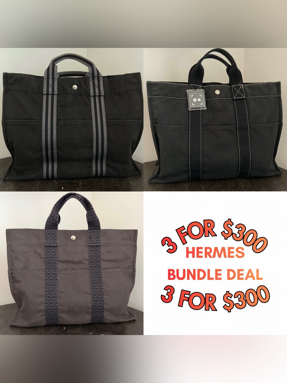 HERMES TOTE BUNDLE